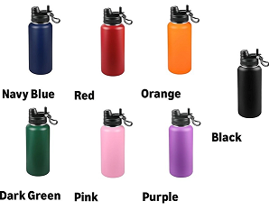 Bottle colors for school and team fundraisers